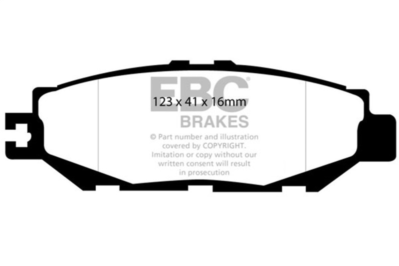 Picture of EBC Redstuff Brake Pad Sets - DP31008C
