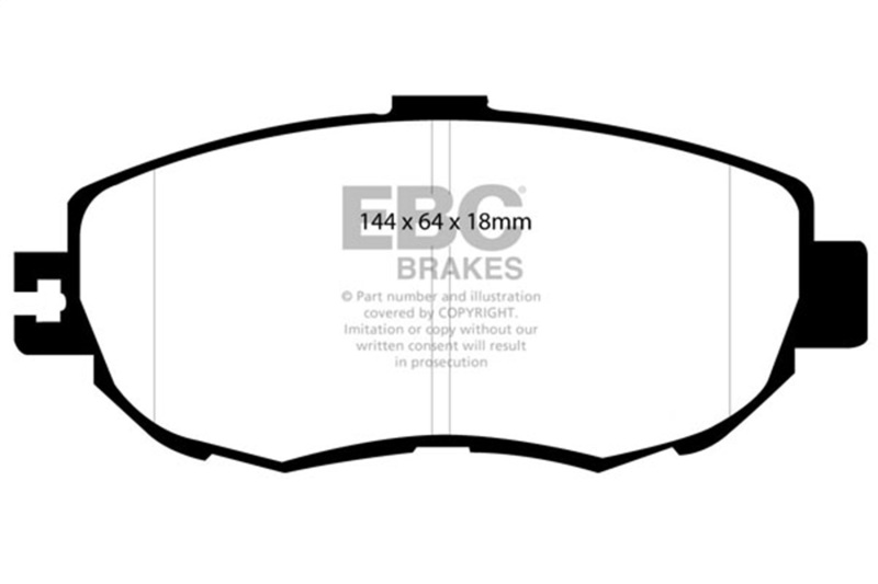 Picture of EBC Yellowstuff Brake Pad Sets - DP41006R