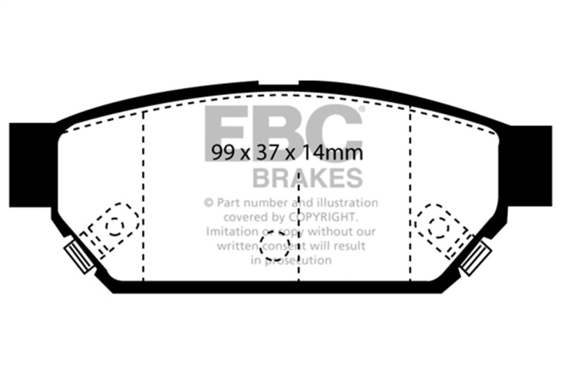 Picture of EBC Ultimax2 Brake Pad Sets - UD596