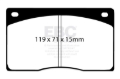 Picture of EBC Greenstuff Brake Pad Sets - DP2262