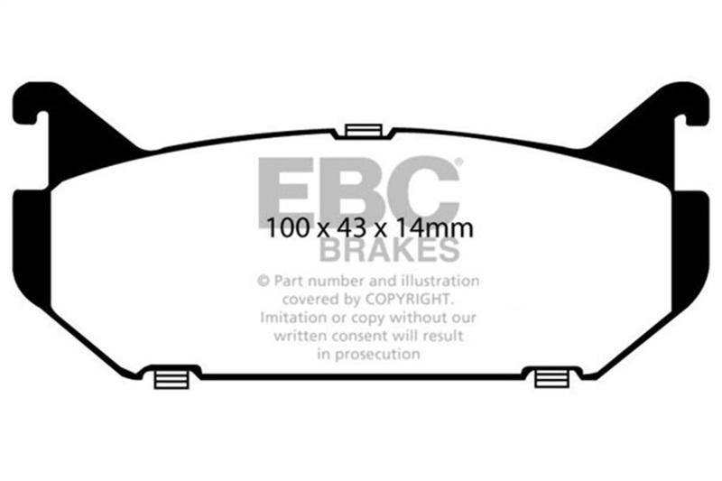 Picture of EBC Ultimax2 Brake Pad Sets - UD584
