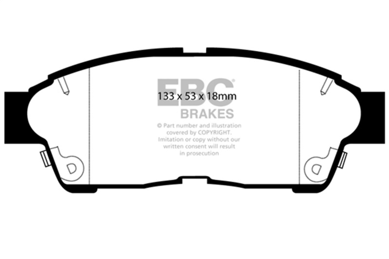 Picture of EBC Ultimax2 Brake Pad Sets - UD562