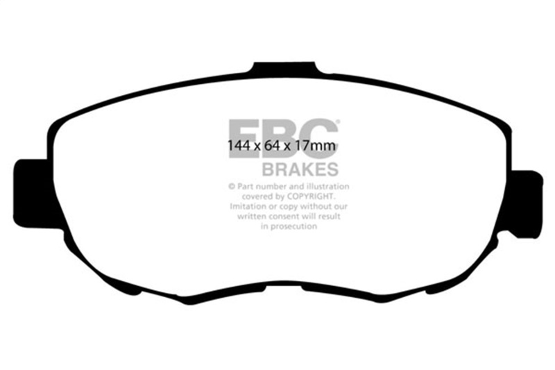 Picture of EBC Yellowstuff Brake Pad Sets - DP41223R