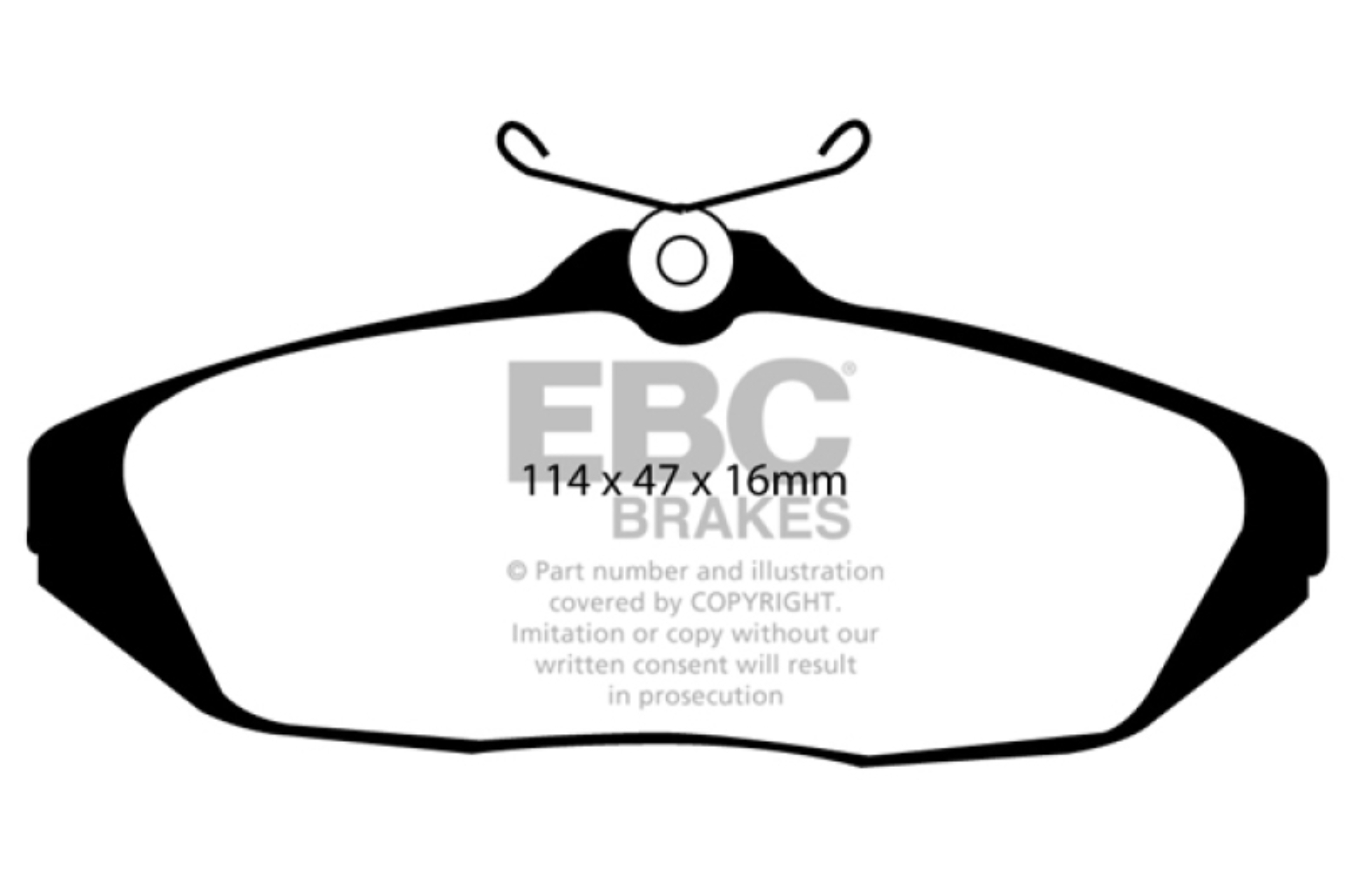 Picture of EBC Greenstuff Brake Pad Sets - DP21164
