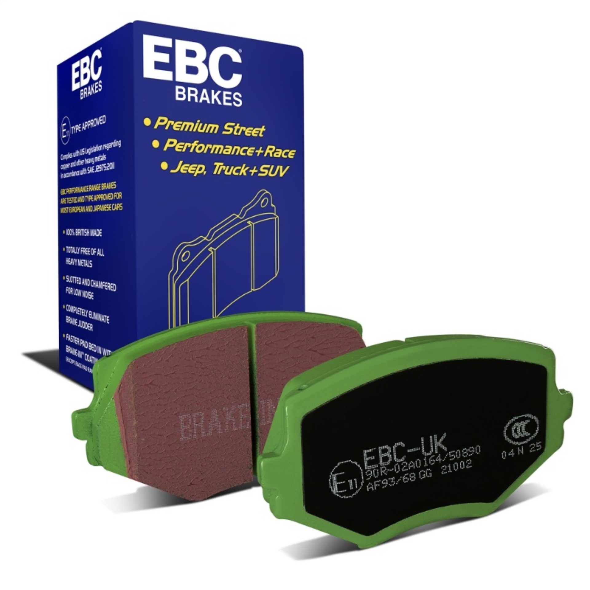 Picture of EBC Greenstuff Brake Pad Sets - DP21002