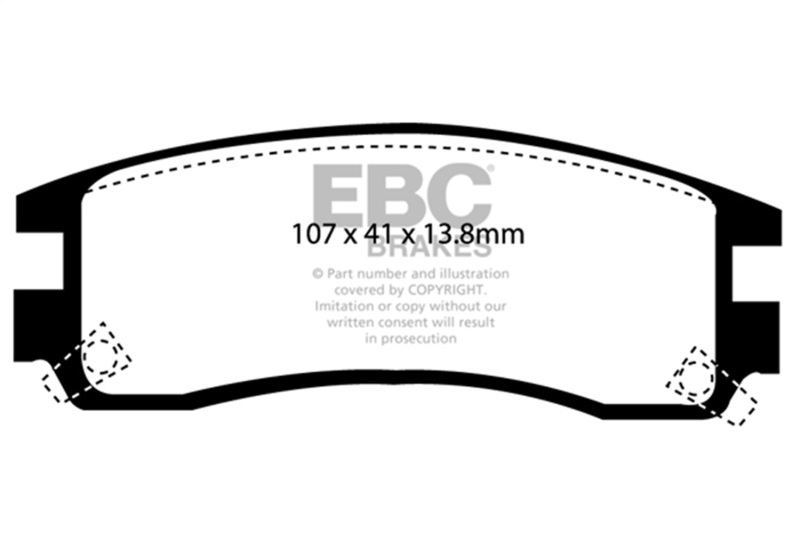 Picture of EBC Ultimax2 Brake Pad Sets - UD508