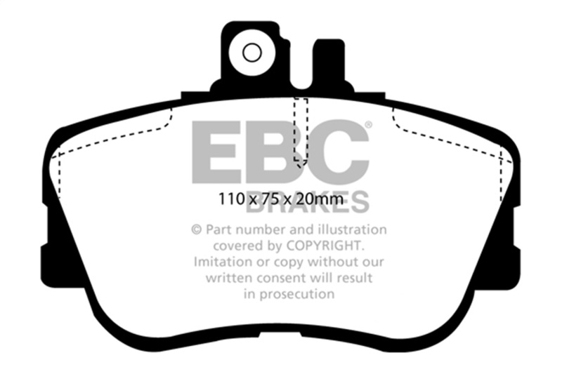 Picture of EBC Redstuff Brake Pad Sets - DP3962C