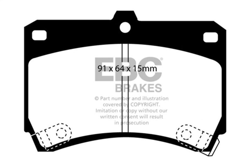 Picture of EBC Ultimax2 Brake Pad Sets - UD466