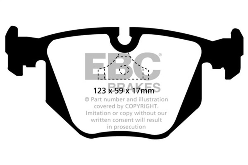 Picture of EBC Yellowstuff Brake Pad Sets - DP4871R