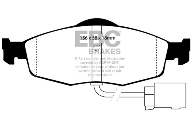 Picture of EBC Ultimax2 Brake Pad Sets - UD801