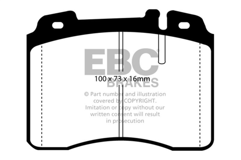 Picture of EBC Yellowstuff Brake Pad Sets - DP4927/2R
