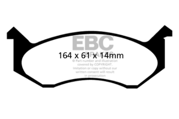 Picture of EBC Greenstuff Brake Pad Sets - DP61277