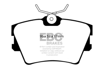 Picture of EBC Greenstuff Brake Pad Sets - DP61102
