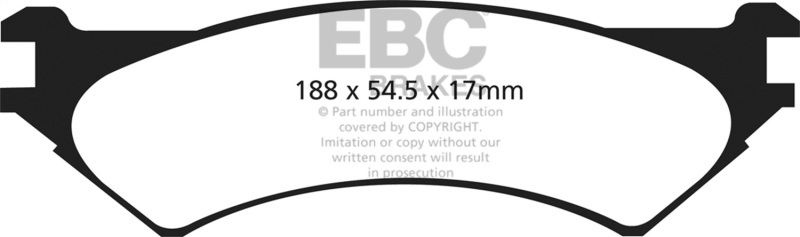 Picture of EBC Greenstuff Brake Pad Sets - DP61787