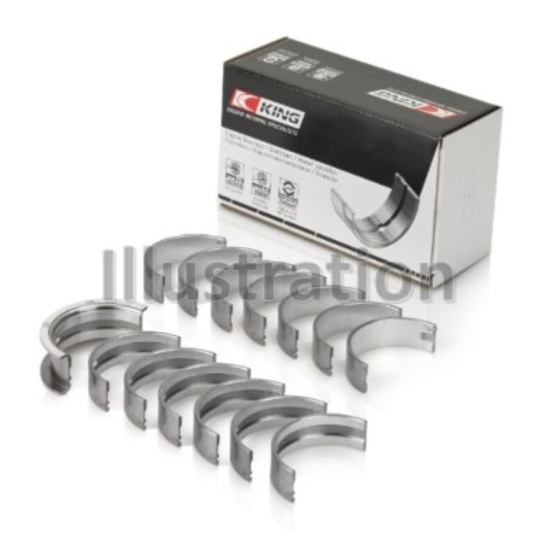 Picture of King Engine Bearings KING Main Bearings - MB7779SM0.5