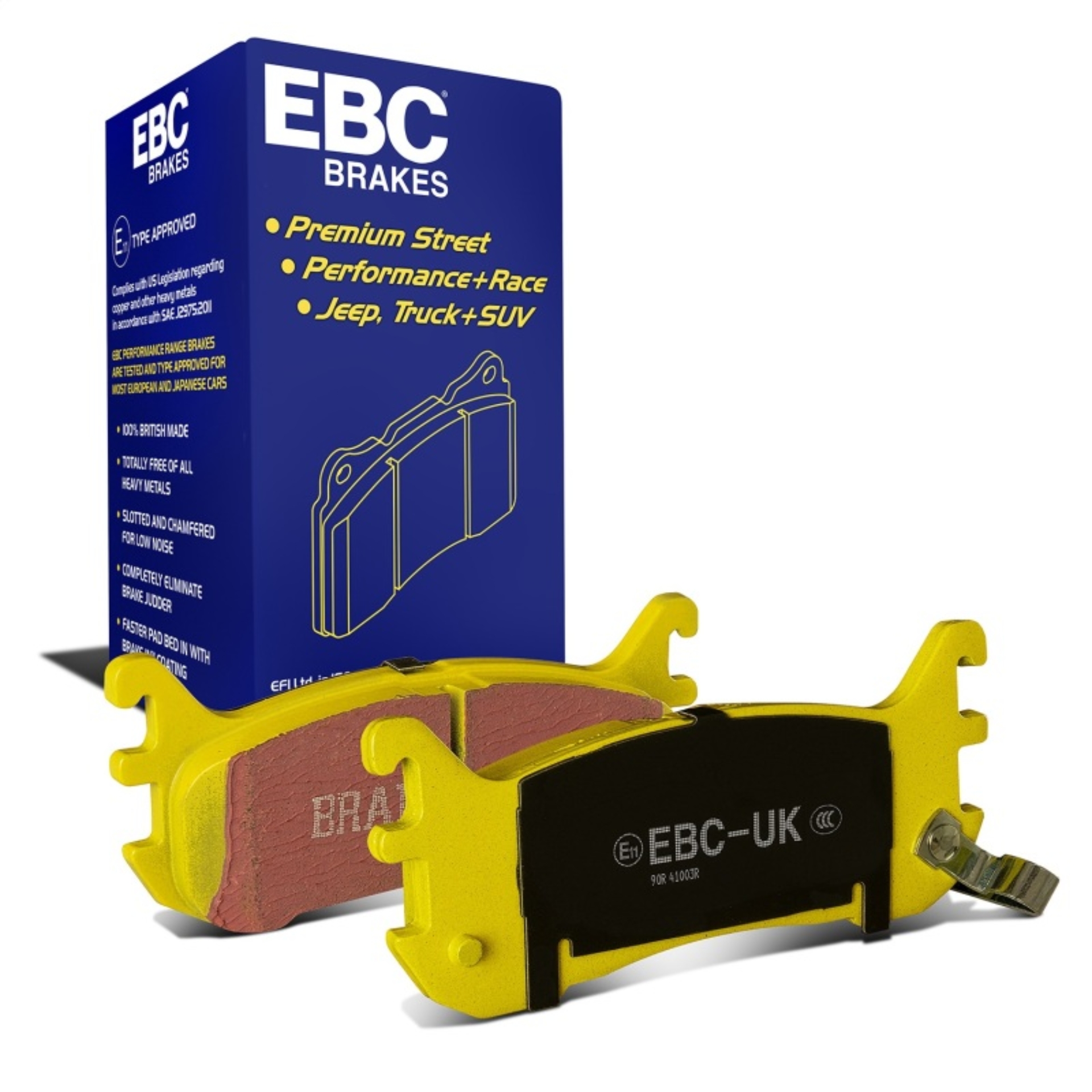 Picture of EBC Yellowstuff Brake Pad Sets - DP41003R