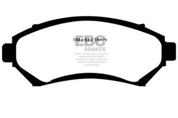 Picture of EBC Yellowstuff Brake Pad Sets - DP41100R