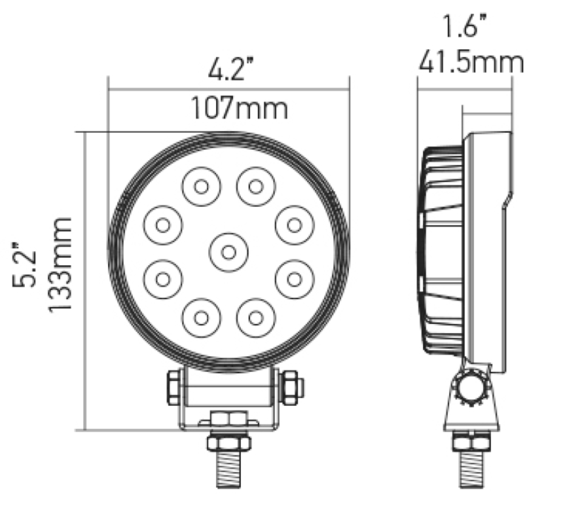 Picture of Hella Work Lamp Work Lights - 357101002