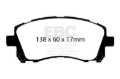 Picture of EBC Greenstuff Brake Pad Sets - DP21134