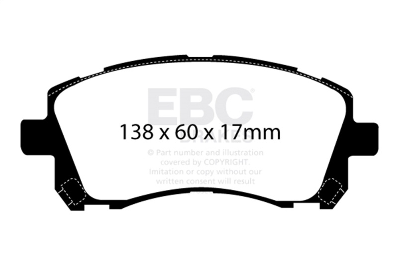 Picture of EBC Ultimax2 Brake Pad Sets - UD721