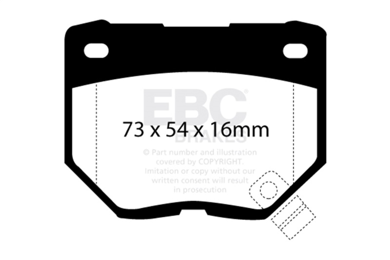 Picture of EBC Greenstuff Brake Pad Sets - DP2826