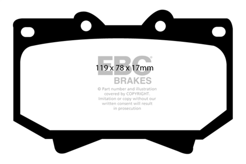 Picture of EBC Greenstuff Brake Pad Sets - DP61319