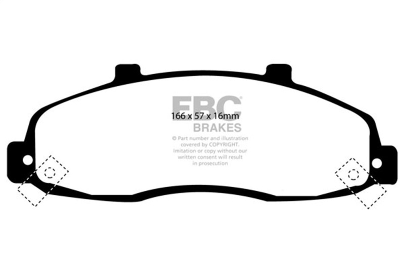 Picture of EBC Greenstuff Brake Pad Sets - DP61259