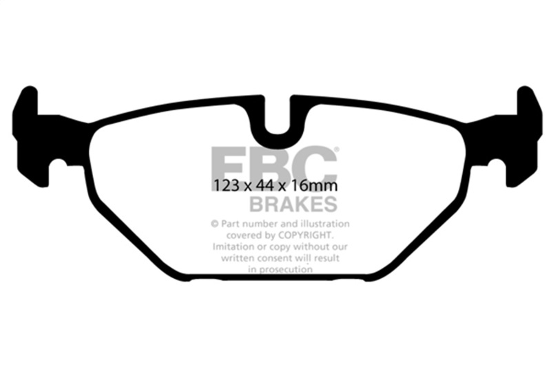 Picture of EBC Yellowstuff Brake Pad Sets - DP41405R