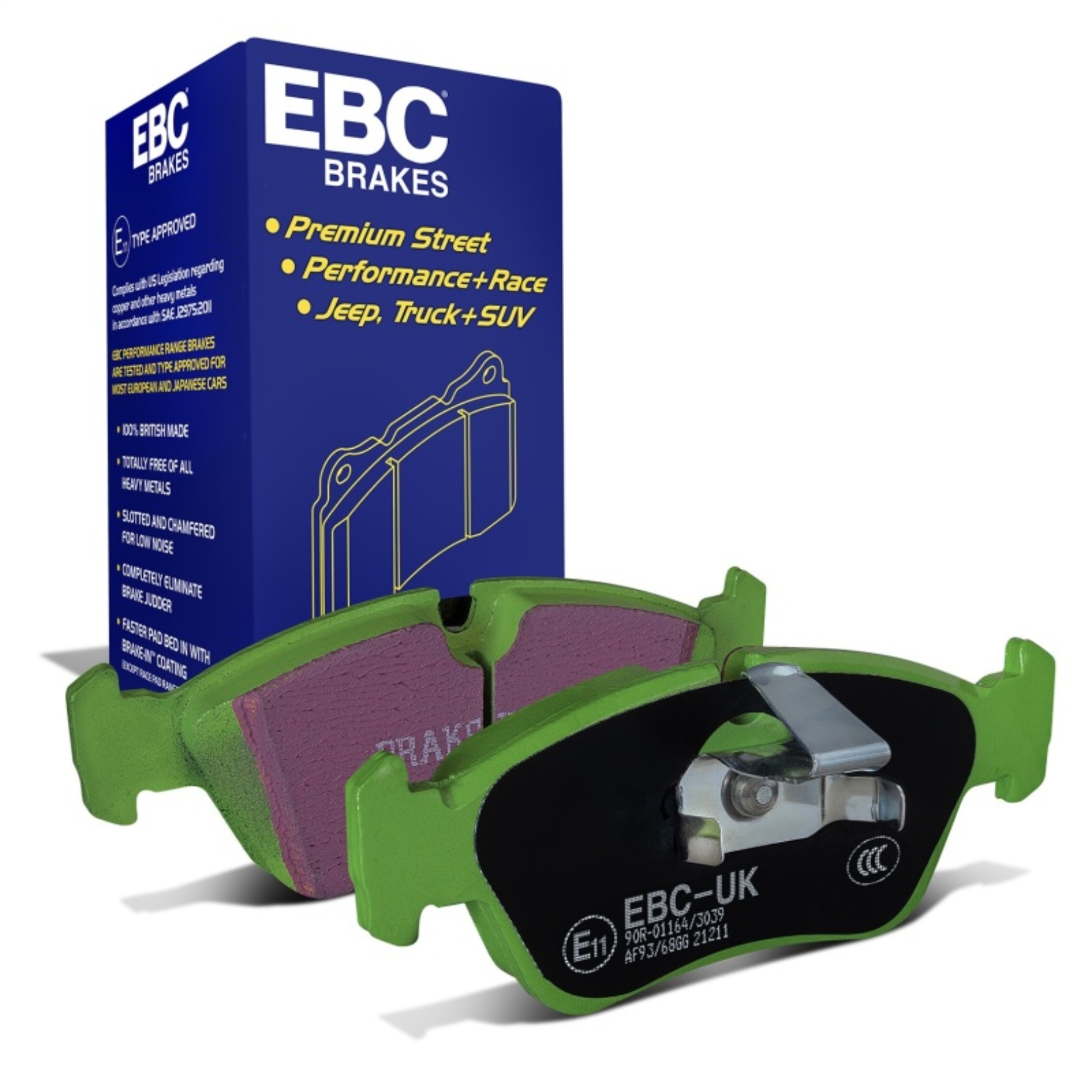 Picture of EBC Greenstuff Brake Pad Sets - DP21211
