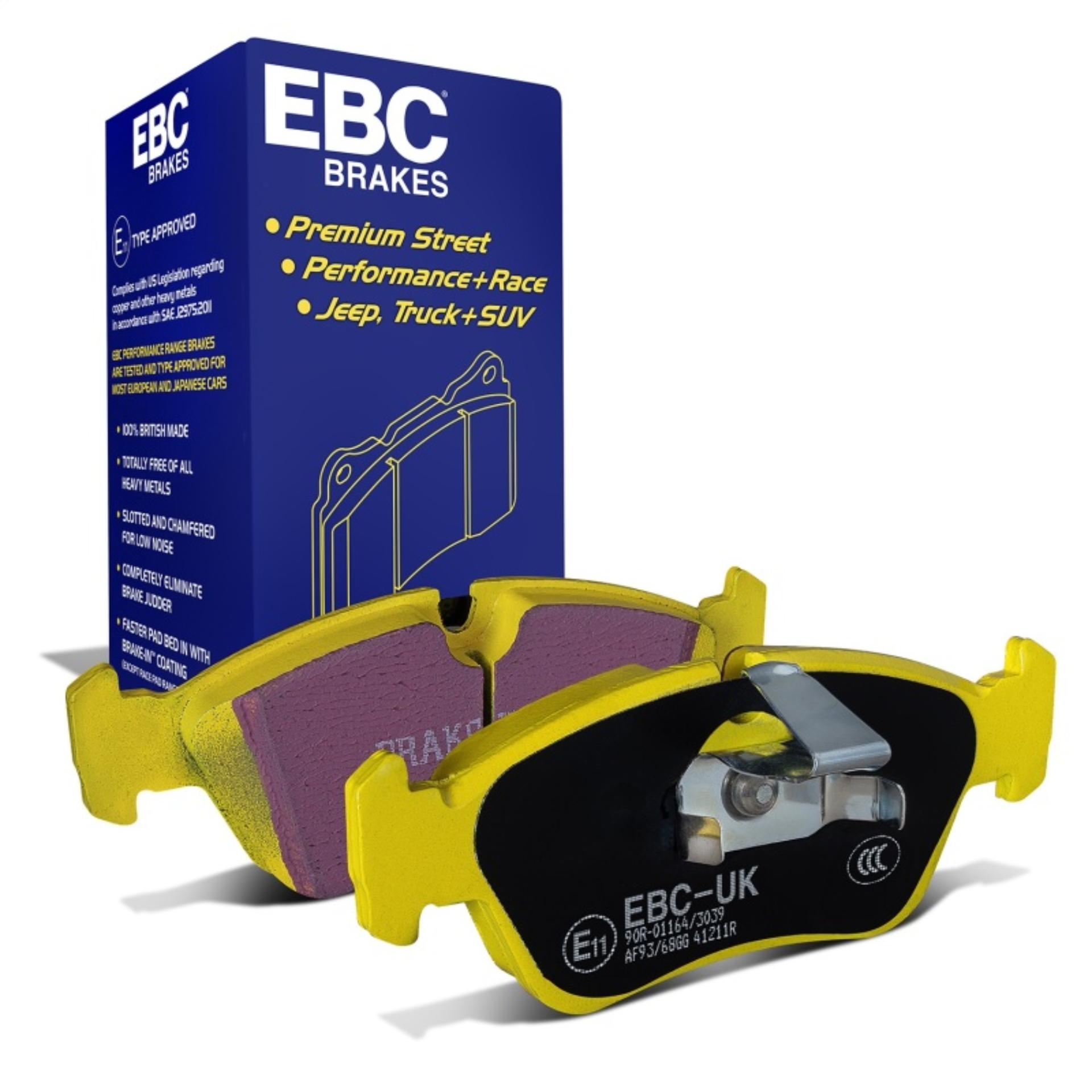 Picture of EBC Yellowstuff Brake Pad Sets - DP41211R