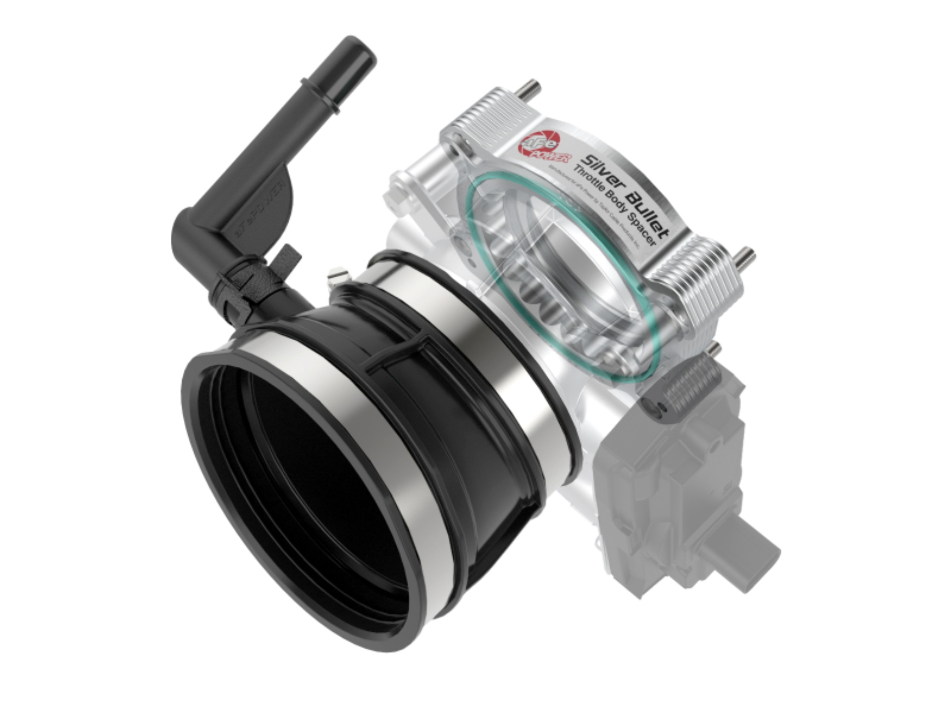 Picture of aFe Silver Bullet TBS Throttle Body Spacers - 46-34017