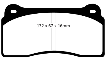 Picture of EBC Orangestuff Brake Pad Sets - DP91110