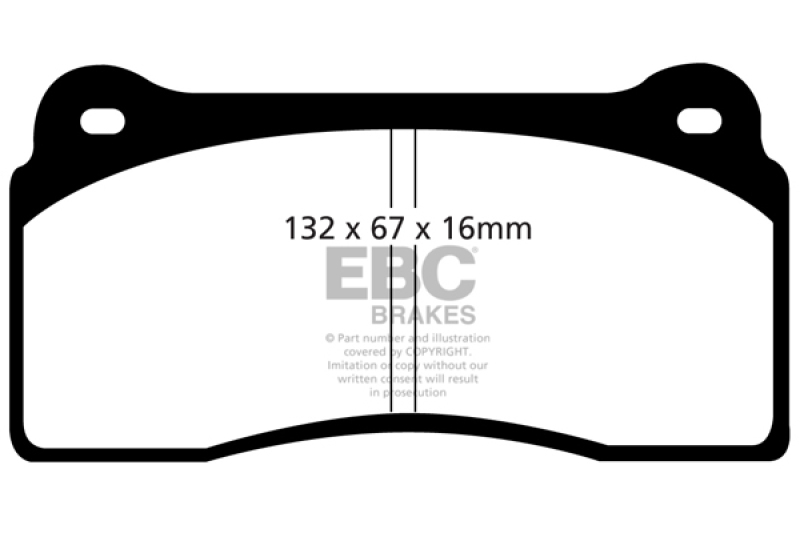 Picture of EBC Orangestuff Brake Pad Sets - DP91110