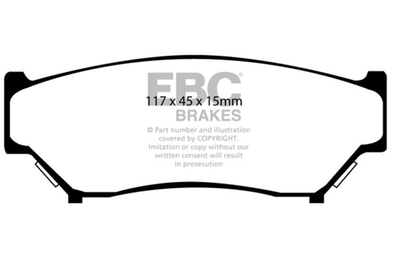 Picture of EBC Ultimax2 Brake Pad Sets - UD807