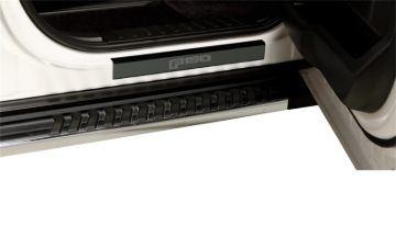Picture of Putco PUT Black Platinum Door Sills Door Panels - 95128BPFD