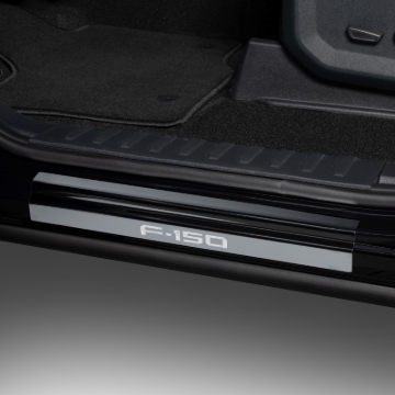 Picture of Putco PUT Black Platinum Door Sills Door Panels - 95145BPFD