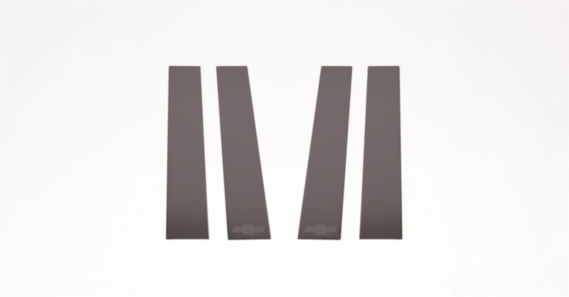 Picture of Putco PUT Blk Platinum Pillar Posts Exterior Trim - 402669BPGM-1
