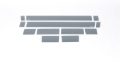 Picture of Putco PUT Blk Platinum Rocker Panels Body Armor & Rock Rails - 9751202BP
