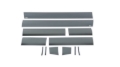 Picture of Putco PUT Blk Platinum Rocker Panels Body Armor & Rock Rails - 9751211BP