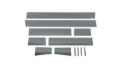 Picture of Putco PUT Blk Platinum Rocker Panels Body Armor & Rock Rails - 9751212BP