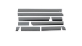 Picture of Putco PUT Blk Platinum Rocker Panels Body Armor & Rock Rails - 9751219BP