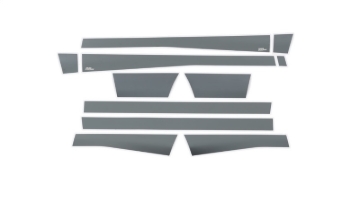 Picture of Putco PUT Blk Platinum Rocker Panels Body Armor & Rock Rails - 9751317BP