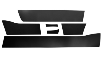 Picture of Putco PUT Blk Platinum Rocker Panels Body Armor & Rock Rails - 9751322BP