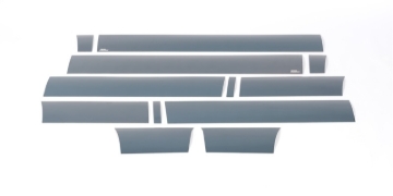 Picture of Putco PUT Blk Platinum Rocker Panels Body Armor & Rock Rails - 9751425BP