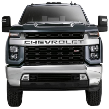 Picture of Putco PUT Chevrolet Letters Exterior Trim - 55552BPGM