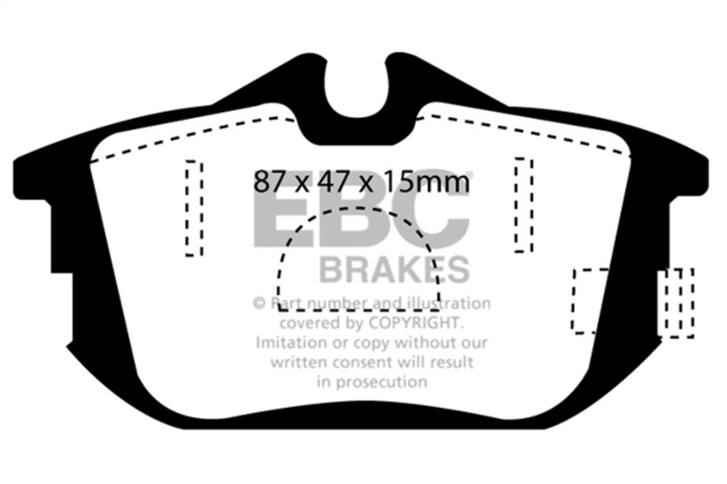 Picture of EBC Ultimax2 Brake Pad Sets - UD838