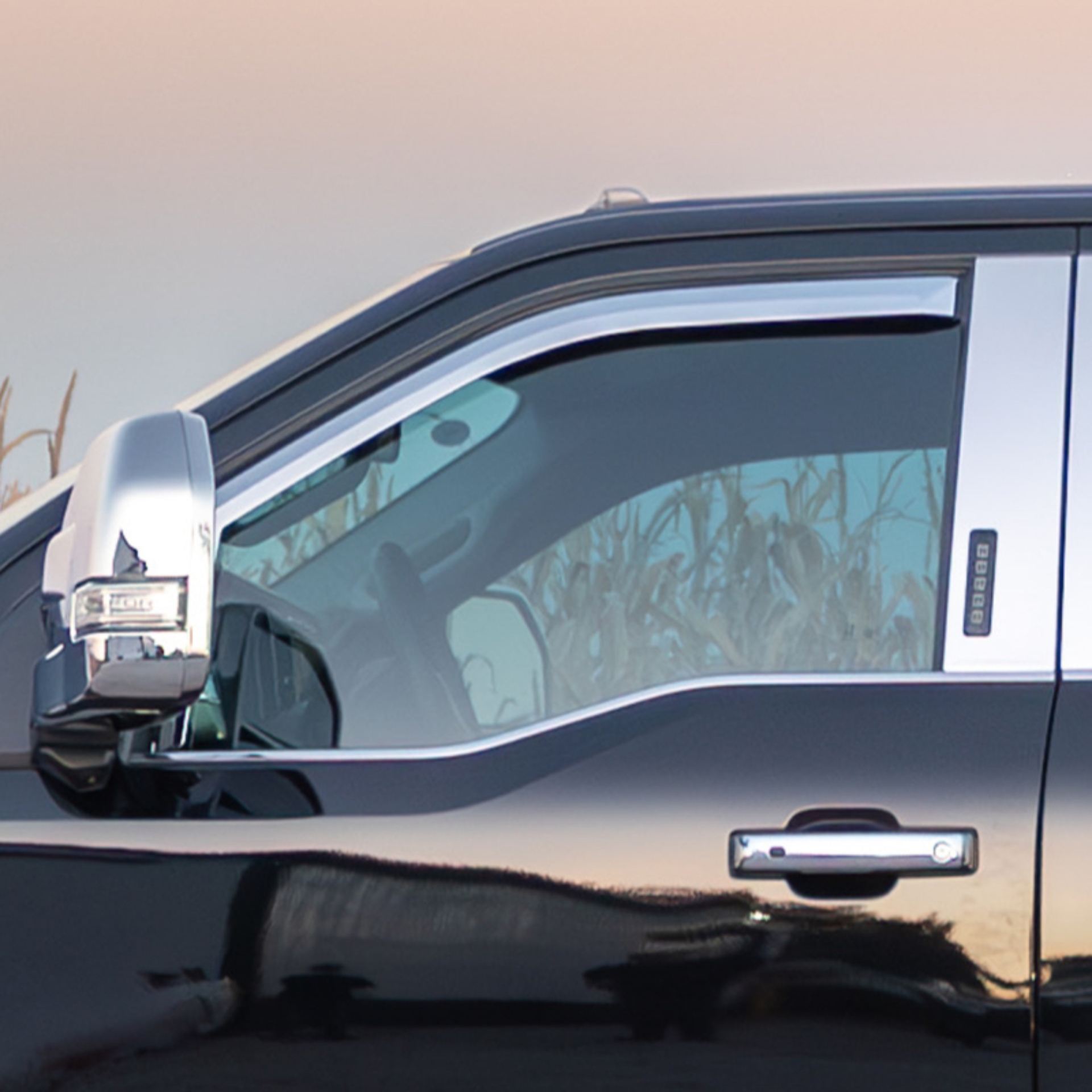 Picture of Putco PUT Element Chrm Window Visors Wind Deflectors - 480602