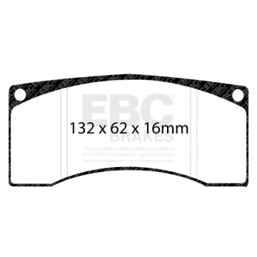 Picture of EBC Redstuff Brake Pad Sets Front - DP3016C