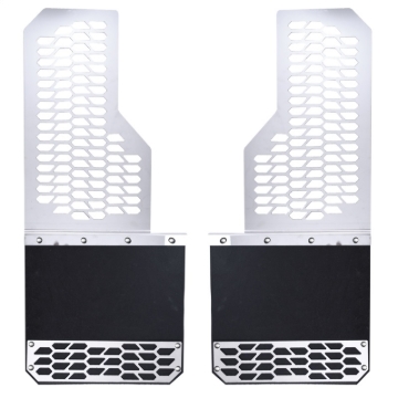 Picture of Putco PUT Mud Skins-Brushed SS Mud Flaps - 78150