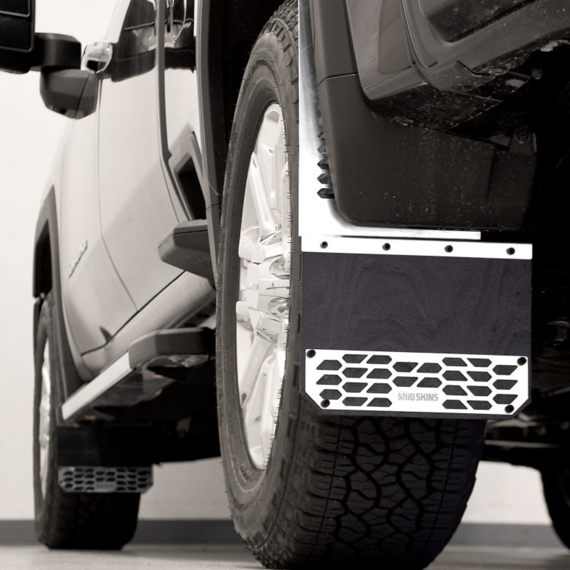 Picture of Putco PUT Mud Skins-Polished SS Mud Flaps - 78020